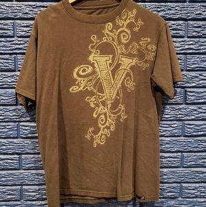 VANS BROWN GRAPHIC TEE